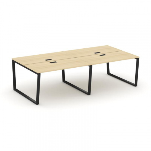 Style Project Рабочая станция 2-х сторон. SN-6T2.DRS-031 Акация Лорка/Металл Антрацит/Заглушка Пласт фото 7