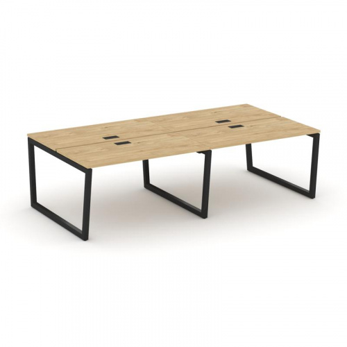 Style Project Рабочая станция 2-х сторон. SN-5T2.DRS-031 Акация Лорка/Металл Антрацит/Заглушка Пласт