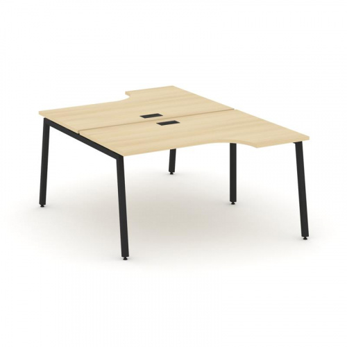 Style Project Рабочая станция эргоном. SN-4A.DRPA-011 Дуб Табак/Металл Белый 1380*1432/1992*750 фото 11