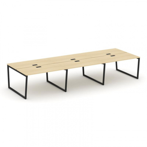 Style Project Рабочая станция 2-х сторон. SN-4T2.DRS-062 Акация Лорка/Металл Антрацит/Заглушка Пласт фото 19