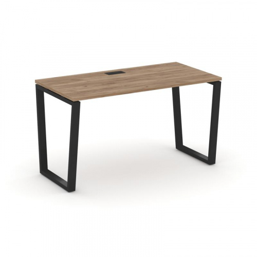 Style Project Стол письменный SN-6T2.SP-022 Акация Лорка/Металл Антрацит/Заглушка Пластик Черный 118 фото 4