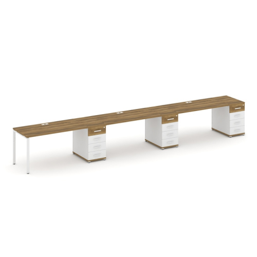 Бенч-система на 3 места с 3 опорными тумбами Concept CN.ORS-443 фото 8