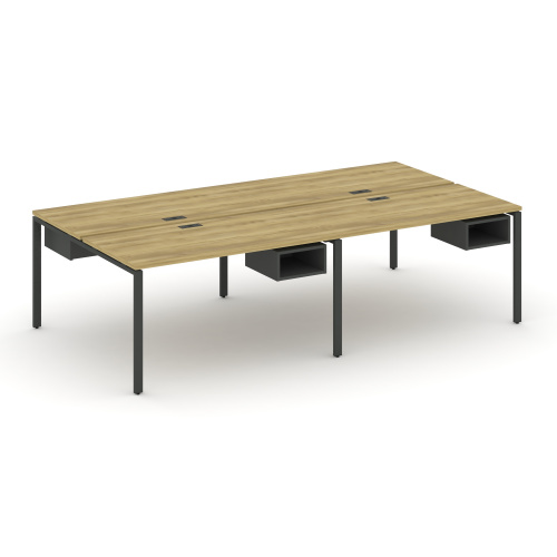 Бенч-система на 4 места с подвесными тумбами Concept CN.DRS-123 фото 3