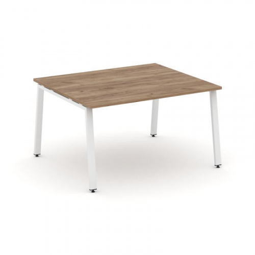 Style Project Стол переговорный SN-6A.SPRG-032.3 Тиквуд Светлый/Металл Белый 1180*1180*750 фото 18