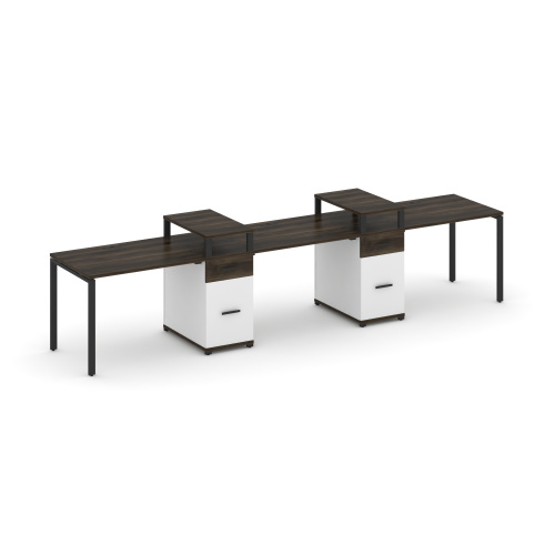 Бенч-система на 3 места с 2 опорными тумбами Concept CN.ORS-453 фото 9