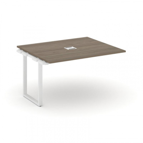 Style Project Проходной наб. элем. перег. стола SN-6O.NSPRG-033 Дуб Наварра/Металл Белый 1380*1180*7 фото 22