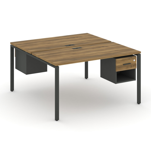 Бенч-система на 2 места с подвесными тумбами Concept CN.DRS-119