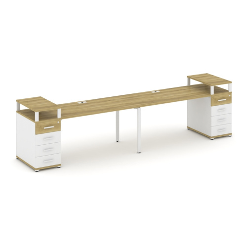 Бенч-система на 2 места с 2 опорными тумбами Concept CN.ORS-427 фото 11