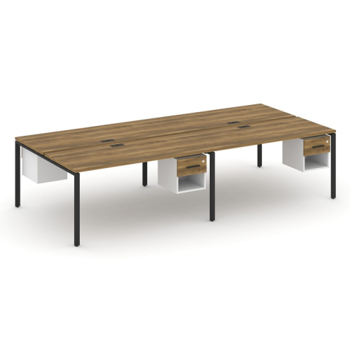 Бенч-система на 4 места с подвесными тумбами Concept CN.DRS-140 фото 7