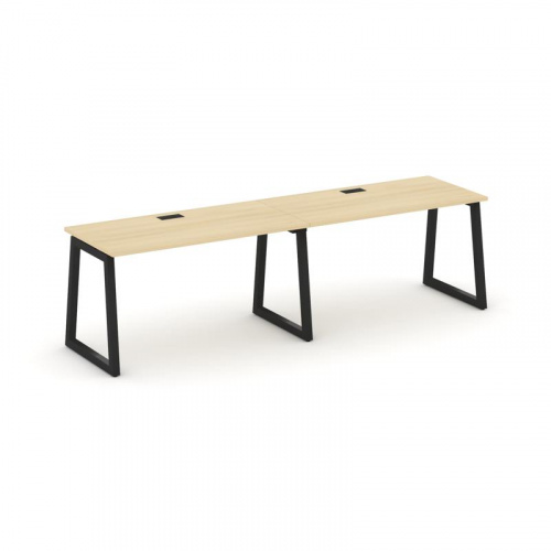 Style Project Рабочая станция 1 сторон. SN-5T1.ORS-012 Акация Лорка/Металл Антрацит/Заглушка Пластик фото 8