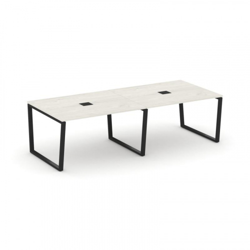 Style Project Стол переговорный SN-6T2.SPRG-044 Акация Лорка/Металл Антрацит/Заглушка Металл Антраци фото 5 Style Project Стол переговорный SN-6T2.SPRG-044 Акация Лорка/Металл Антрацит/Заглушка Металл Антраци фото 5