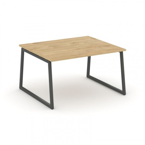 Style Project Стол переговорный SN-4T1.SPRG-032.3 Акация Лорка/Металл Антрацит 1180*1180*750 фото 4