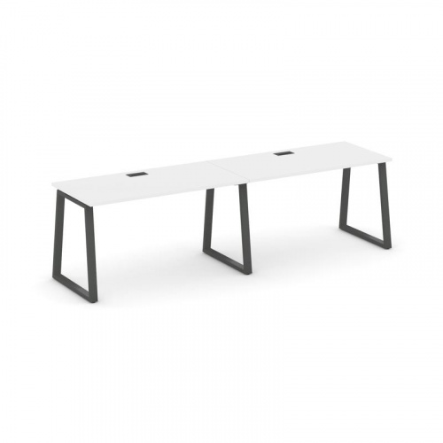 Style Project Рабочая станция 1 сторон. SN-6T1.ORS-024 Акация Лорка/Металл Антрацит/Заглушка Пластик фото 26