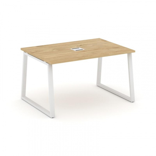 Style Project Стол переговорный SN-6T1.SPRG-001 Акация Лорка/Металл Антрацит/Заглушка Металл Антраци фото 2