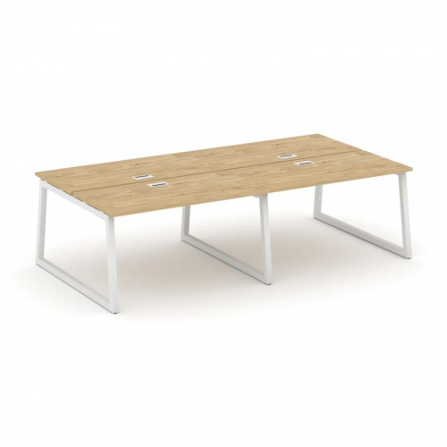 Style Project Рабочая станция 2-х сторон. SN-5T1.DRS-052 Акация Лорка/Металл Антрацит/Заглушка Пласт фото 3