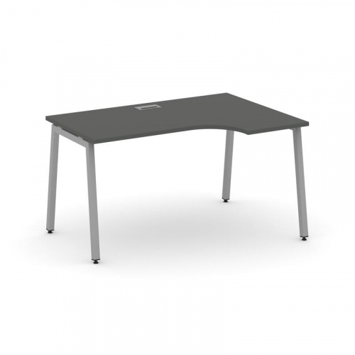 Style Project Стол рабочий эргоном. SN-4A.SPA-012(R) Дуб Табак/Металл Антрацит 1580*700/980*750 фото 4