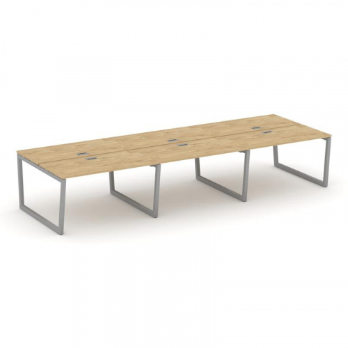 Style Project Рабочая станция 2-х сторон. SN-5T2.DRS-063 Акация Лорка/Металл Антрацит/Заглушка Пласт фото 2