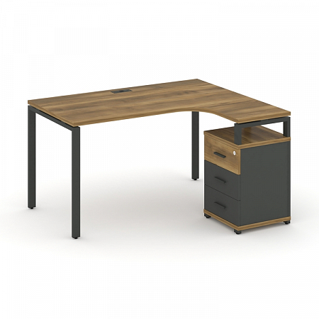 Стол эргономичный с опорной тумбой Concept CN.SA-305(R)