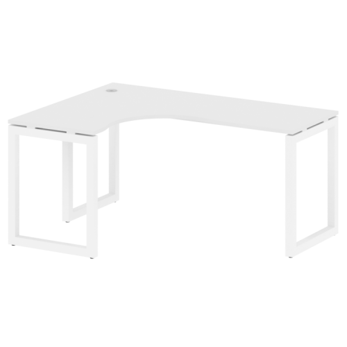 Стол криволинейный левый на О-обр. м/к Metal System Quattro 50БО.СА-4 (L) фото 6 Стол криволинейный левый на О-обр. м/к Metal System Quattro 50БО.СА-4 (L) фото 6