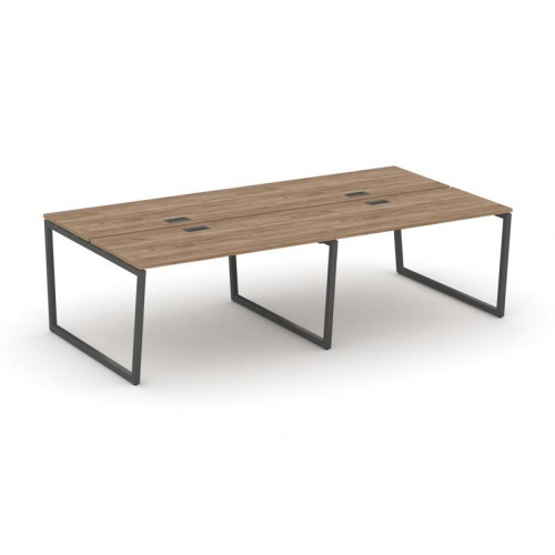 Style Project Рабочая станция 2-х сторон. SN-4T2.DRS-043 Акация Лорка/Металл Антрацит/Заглушка Пласт фото 23