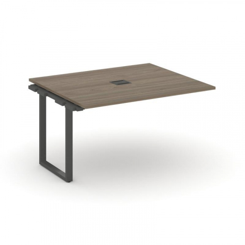 Style Project Проходной наб. элем. перег. стола SN-6O.NSPRG-033 Дуб Наварра/Металл Белый 1380*1180*7 фото 14