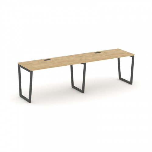 Style Project Рабочая станция 1 сторон. SN-4T2.ORS-011 Акация Лорка/Металл Антрацит/Заглушка Пластик фото 22