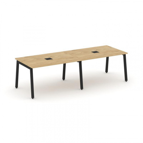 Style Project Стол переговорный SN-5A.SPRG-011 Акация Лорка/Металл Антрацит 1960*980*750 фото 9