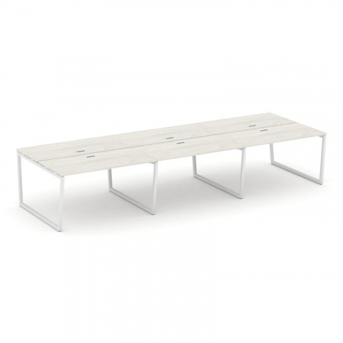 Style Project Рабочая станция 2-х сторон. SN-4T2.DRS-062 Акация Лорка/Металл Антрацит/Заглушка Пласт фото 12