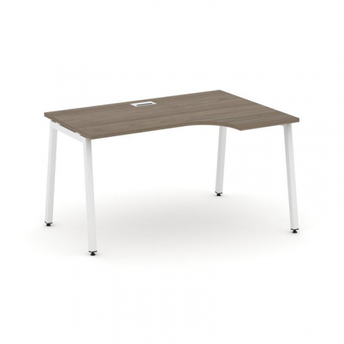 Style Project Стол рабочий эргоном. SN-4A.SPA-012(R) Дуб Табак/Металл Антрацит 1580*700/980*750 фото 22