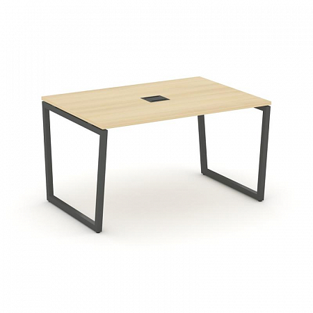 Style Project Стол переговорный SN-4T2.SPRG-002 Акация Лорка/Металл Антрацит/Заглушка Металл Антраци