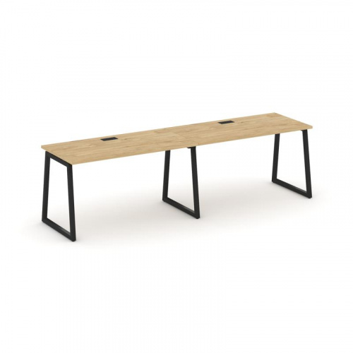 Style Project Рабочая станция 1 сторон. SN-4T1.ORS-004 Акация Лорка/Металл Антрацит/Заглушка Пластик