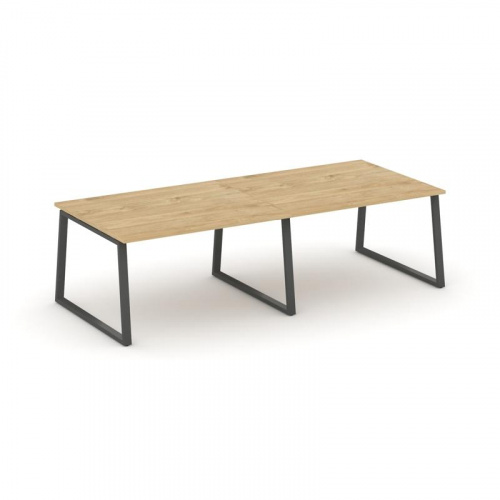 Style Project Стол переговорный SN-6T1.SPRG-044.3 Акация Лорка/Металл Антрацит 3160*1180*750 фото 6 Style Project Стол переговорный SN-6T1.SPRG-044.3 Акация Лорка/Металл Антрацит 3160*1180*750 фото 6