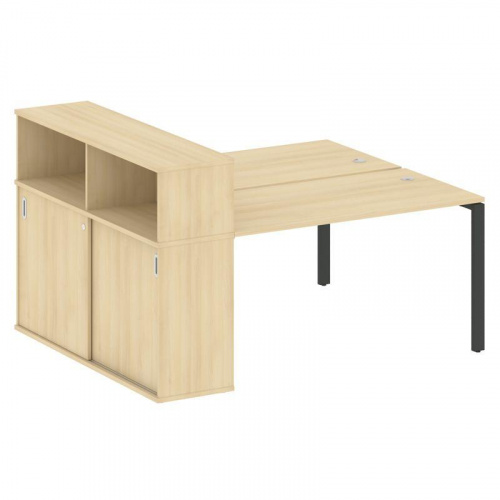 Бенч-система с шкафом-купе на П-обр. м/к Metal System БП.РС-СШК-2.3 фото 2