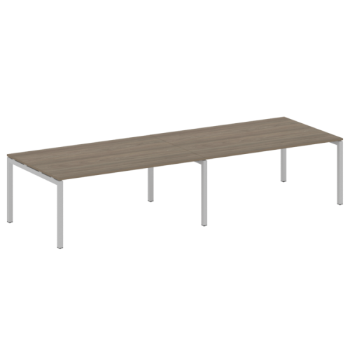 Переговорный стол на П-обр. м/к Metal System Quattro 50БП.ПРГ-2.5