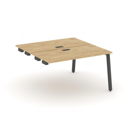 Style Project Стол-приставка к опор. элем. SN-5A.DPRS-011 Тиквуд Светлый/Металл Антрацит 980*1432*75 фото 28