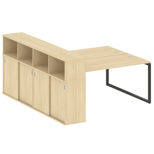 Бенч-система с шкафом-купе на О-обр. м/к Metal System Quattro 40БО.РС-СШК-4.4 фото 12