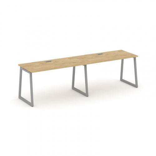 Style Project Рабочая станция 1 сторон. SN-4T1.ORS-004 Акация Лорка/Металл Антрацит/Заглушка Пластик фото 2