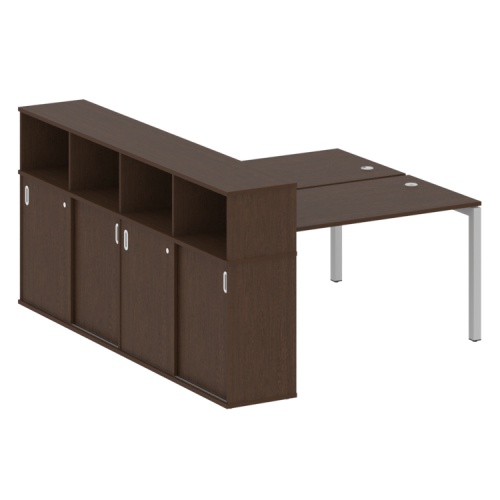 Бенч-система с шкафом-купе на П-обр. м/к Metal System Quattro 50БП.РС-СШК-4.3 фото 10 Бенч-система с шкафом-купе на П-обр. м/к Metal System Quattro 50БП.РС-СШК-4.3 фото 10