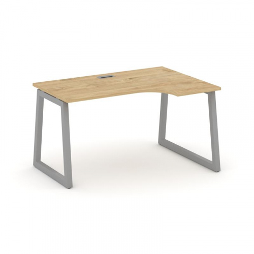 Style Project Стол рабочий эргоном. SN-5T1.SPA-002(R) Акация Лорка/Металл Антрацит/Заглушка Пластик фото 2 Style Project Стол рабочий эргоном. SN-5T1.SPA-002(R) Акация Лорка/Металл Антрацит/Заглушка Пластик фото 2