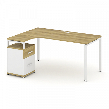 Стол эргономичный с опорной тумбой Concept CN.SA-308(L)