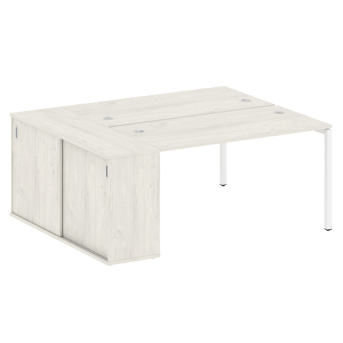 Бенч-система с шкафом-купе на П-обр. м/к Metal System Quattro 40БП.РС-СШК-1.3 фото 7 Бенч-система с шкафом-купе на П-обр. м/к Metal System Quattro 40БП.РС-СШК-1.3 фото 7