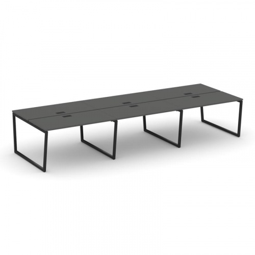 Style Project Рабочая станция 2-х сторон. SN-4T2.DRS-062 Акация Лорка/Металл Антрацит/Заглушка Пласт фото 6