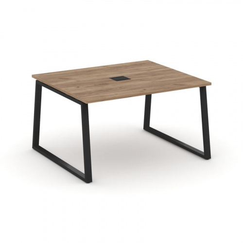 Style Project Стол переговорный SN-6T1.SPRG-032 Акация Лорка/Металл Антрацит/Заглушка Металл Антраци фото 10