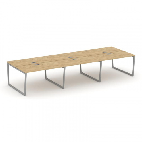 Style Project Рабочая станция 2-х сторон. SN-4T2.DRS-062 Акация Лорка/Металл Антрацит/Заглушка Пласт фото 2