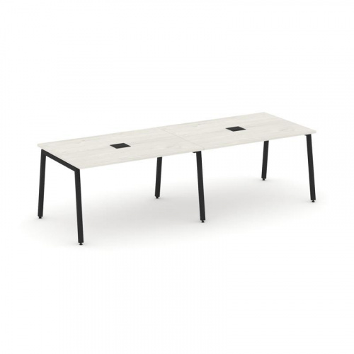 Style Project Стол переговорный SN-4A.SPRG-011 Дуб Табак/Металл Белый 1960*980*750 фото 7 Style Project Стол переговорный SN-4A.SPRG-011 Дуб Табак/Металл Белый 1960*980*750 фото 7