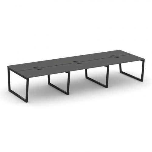 Style Project Рабочая станция 2-х сторон. SN-5T2.DRS-063 Акация Лорка/Металл Антрацит/Заглушка Пласт фото 5