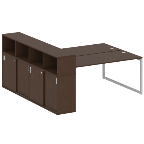 Бенч-система с шкафом-купе на О-обр. м/к Metal System Quattro 40БО.РС-СШК-4.5 фото 6 Бенч-система с шкафом-купе на О-обр. м/к Metal System Quattro 40БО.РС-СШК-4.5 фото 6