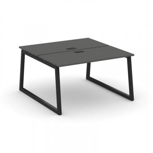 Style Project Рабочая станция 2-х сторон. SN-5T1.DRS-002 Акация Лорка/Металл Антрацит/Заглушка Пласт фото 8