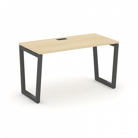 Style Project Стол письменный SN-5T2.SP-023 Акация Лорка/Металл Антрацит/Заглушка Пластик Черный 138
