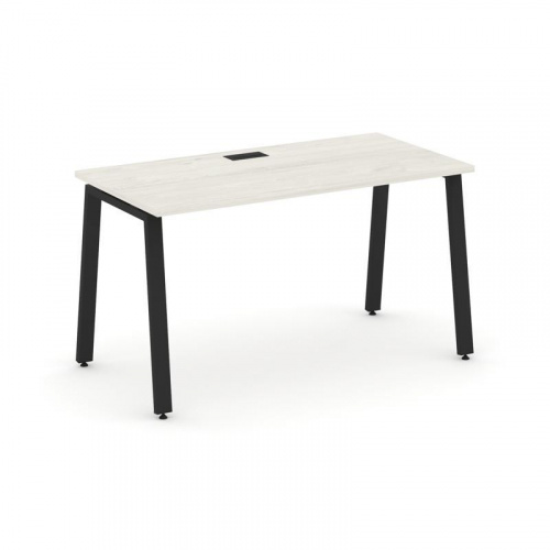 Style Project Стол письменный SN-6A.SP-013 Тиквуд Светлый/Металл Белый 1380*700*750 фото 3